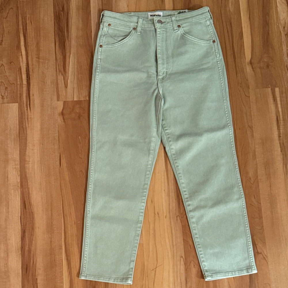 Wrangler Green High-Waisted Jeans